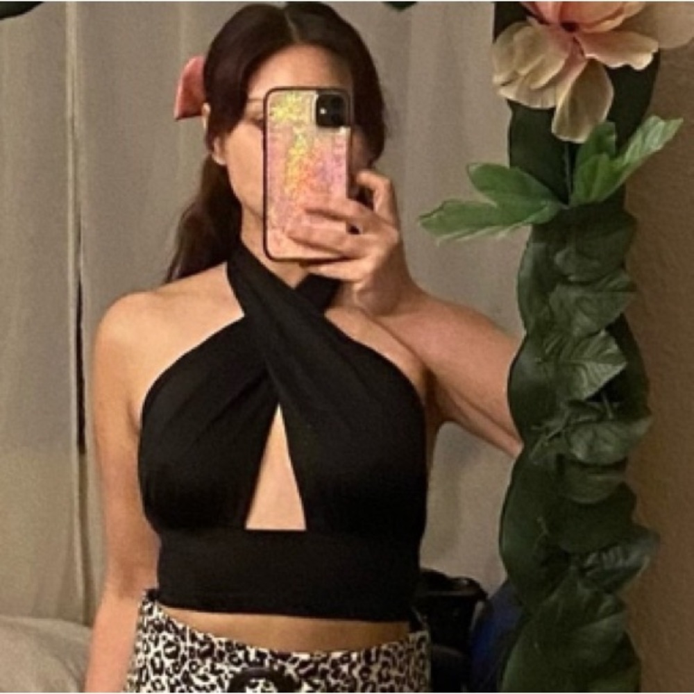 Retro wrap top